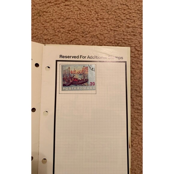 1974 Travel Through the Ages Stamp Album - Picture 5 of 7